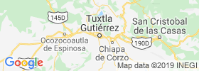 Tuxtla Gutierrez map